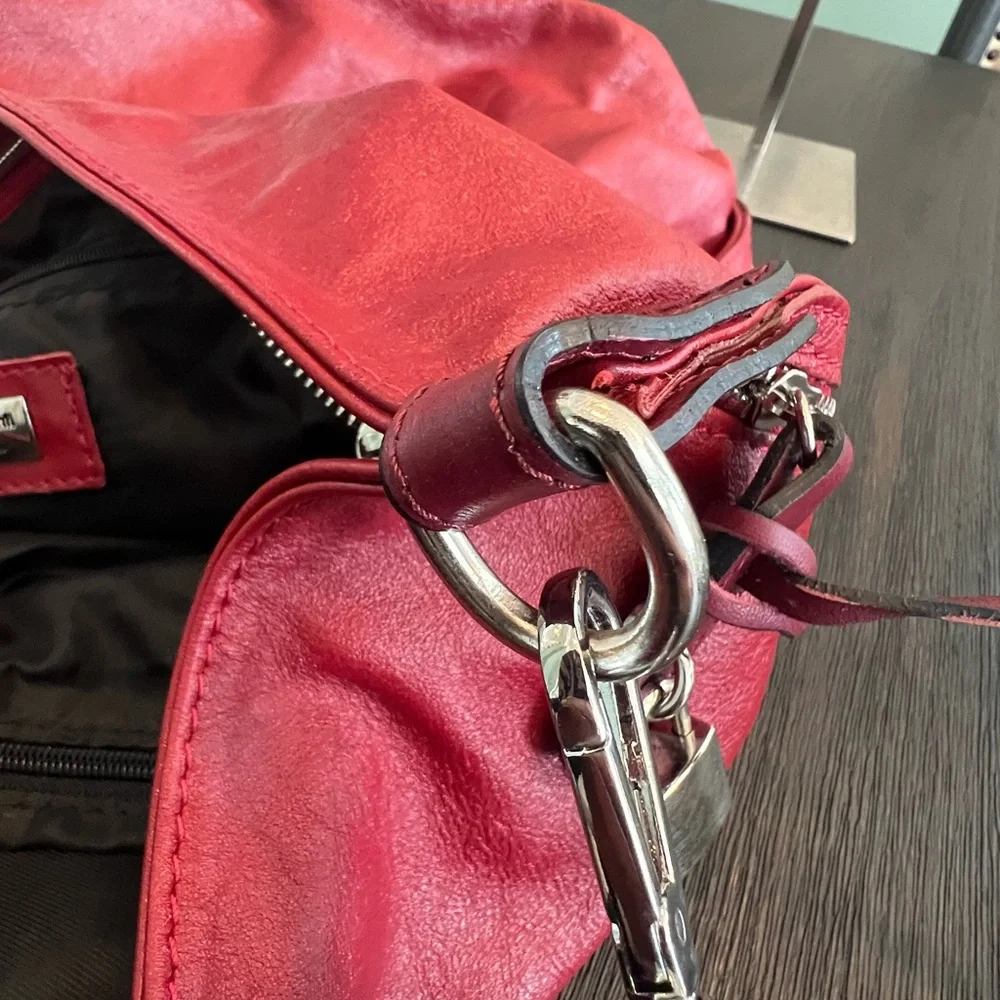 Gianni Conti Red Leather Bag - Picture 11 of 13